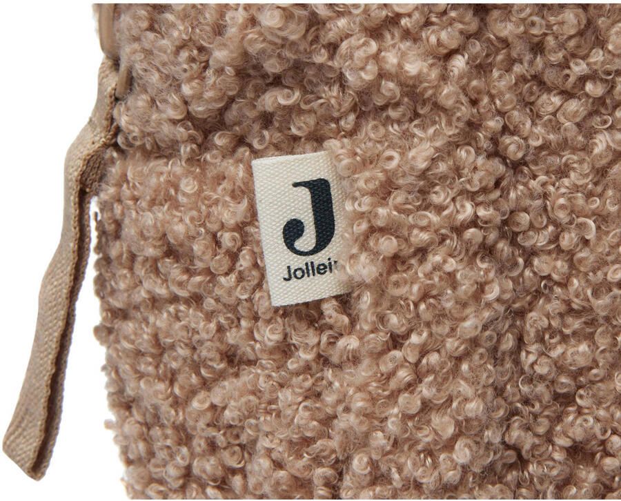 Jollein etui boucle teddy Biscuit Luieretui Bruin Effen - Foto 2