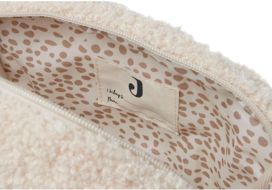 Jollein etui boucle teddy Naturel Luieretui Ecru Effen