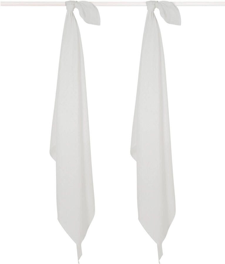 Jollein hydrofiel multidoek large 115x115cm set van 2 Snake white Hydrofiele luiers Wit