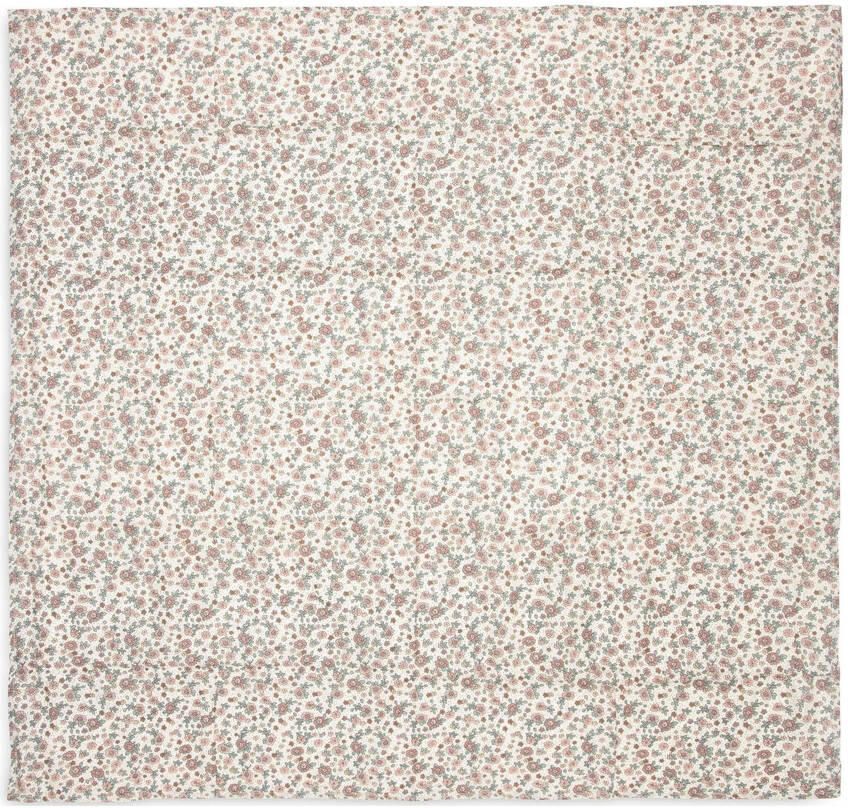 Jollein hydrofiele doek large 115x115cm Retro Flowers set van 2 Oatmeal Hydrofiele luiers Roze - Foto 2