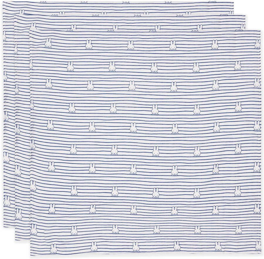 Jollein Hydrofiele Doek Small 70x70cm beige (4 pack) Hydrofiele luiers Blauw