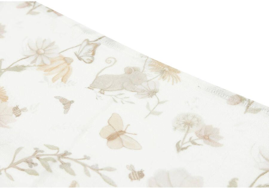 Jollein hydrofiele doek small 70x70cm Dreamy Mouse set van 2 ivory Hydrofiele luiers Wit - Foto 3