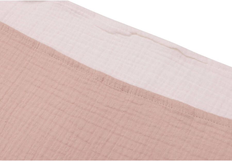 Jollein Hydrofiele Doek Small 70x70cm oudroze ivoor (4 pack) Hydrofiele luiers - Foto 3