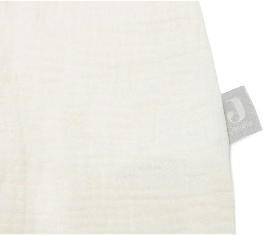 Jollein hydrofiele newborn slaapzak 60 cm Oatmeal Babyslaapzak Wit Effen - Foto 2