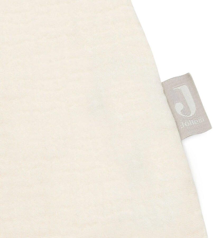 Jollein hydrofiele slaapzak Oatmeal Babyslaapzak Wit All over print 110 cm - Foto 2