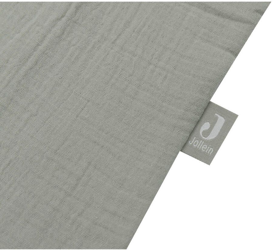 Jollein hydrofiele slaapzak Olive Green Babyslaapzak Groen All over print 110 cm - Foto 2