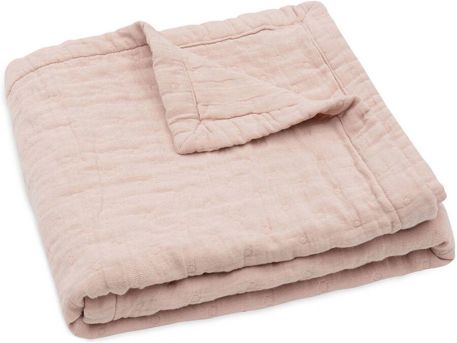 Jollein hydrofiele wiegdeken Jacquard Wild Rose