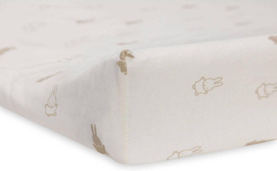 Jollein jersey aankleedkussenhoes 50x70 cm Happy Miffy Nougat Beige Personage - Foto 3
