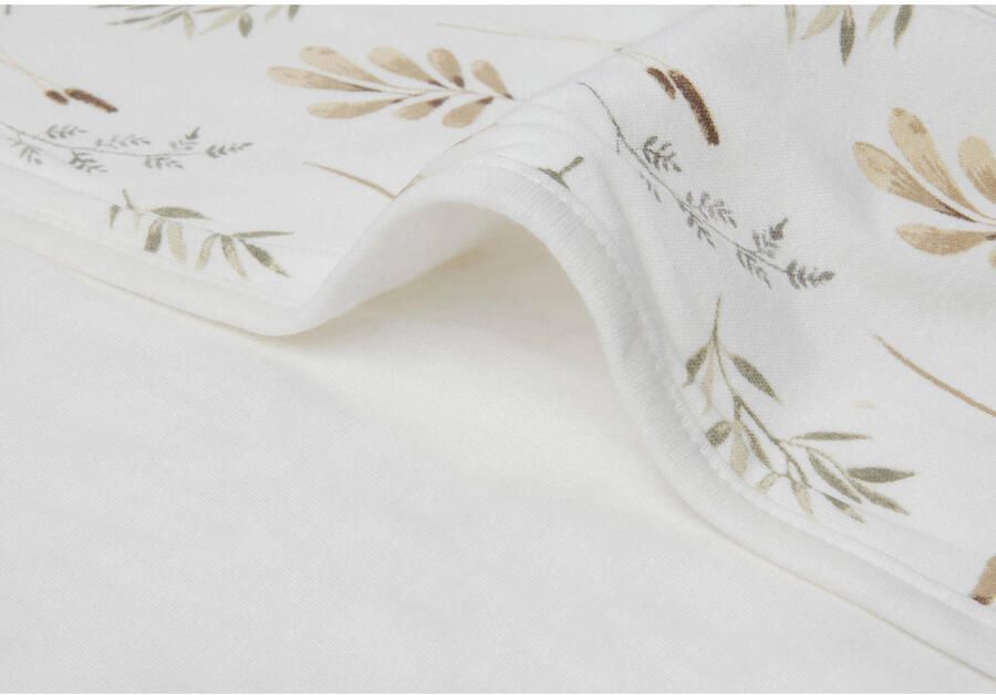 Jollein jersey baby wiegdeken 75x100cm Wild Flowers Babydeken Wit Bloe - Foto 2