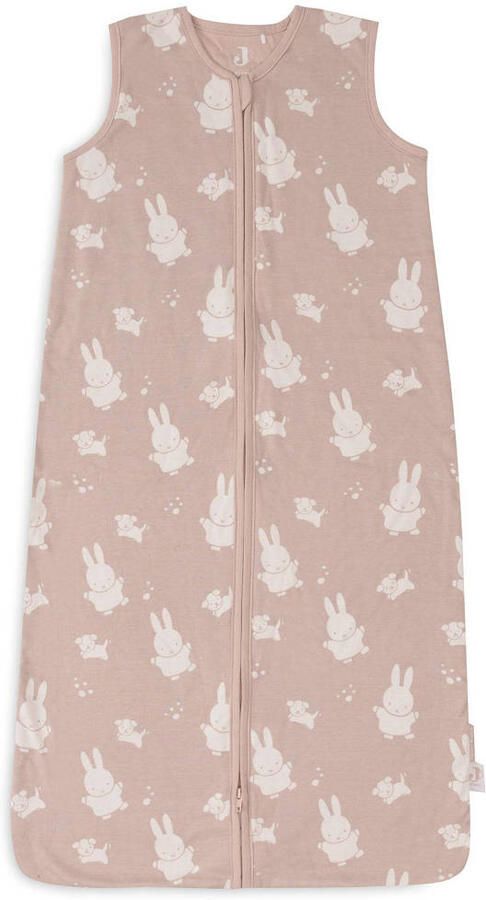 Jollein jersey slaapzak Miffy & Snuffy Wild Rose Babyslaapzak Roze Personage 110 cm