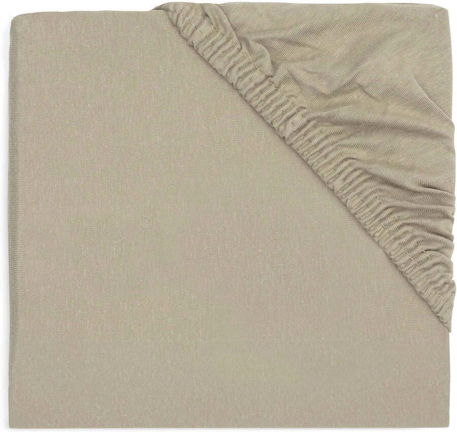 Jollein katoenen jersey ledikant hoeslaken 60x120cm Olive Green Groen - Foto 2
