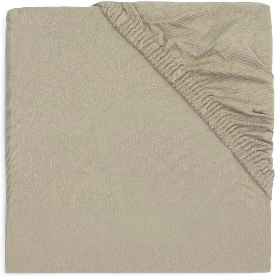 Jollein katoenen jersey ledikant hoeslaken 70x140cm Olive Green Groen - Foto 2
