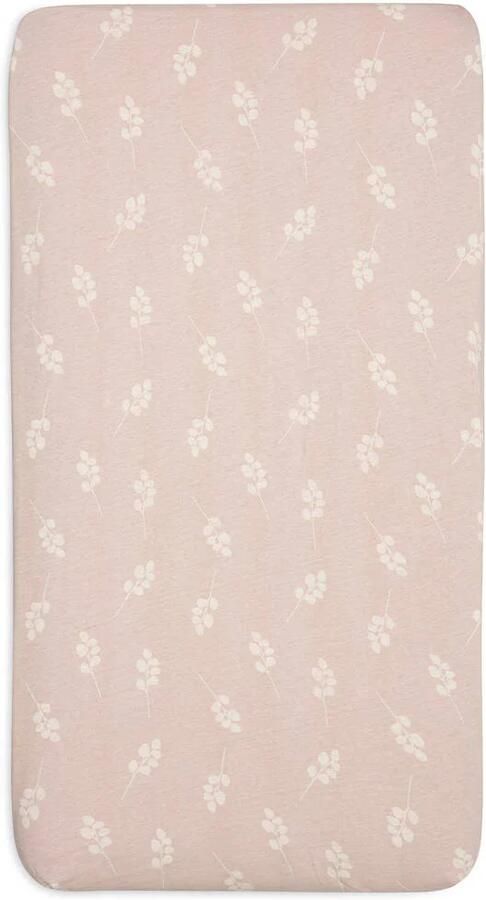 Jollein katoenen jersey ledikant hoeslaken 70x140cm Twig Wild Rose Roze - Foto 3