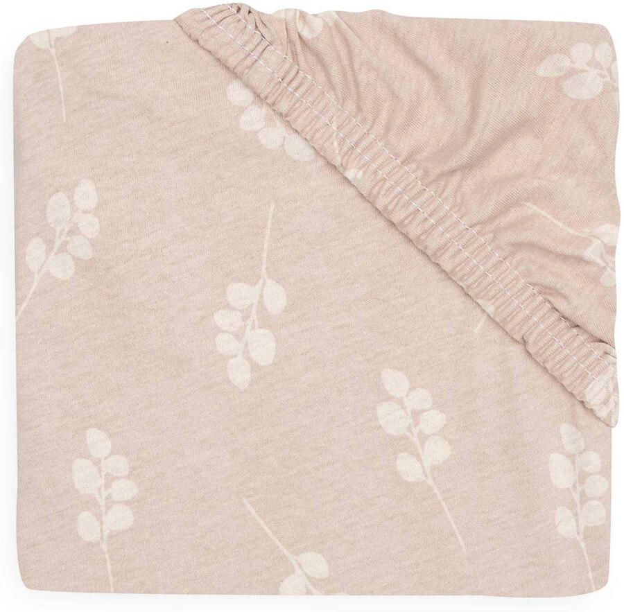 Jollein katoenen jersey ledikant hoeslaken 70x140cm Twig Wild Rose Roze - Foto 2