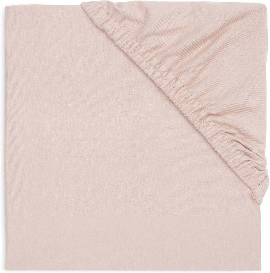Jollein katoenen jersey ledikant hoeslaken 70x140cm Wild Rose Roze Effen - Foto 2