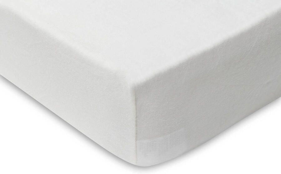 Jollein katoenen jersey wieg hoeslaken 40 50 x 80 90 cm Ivory set van 2 Wit - Foto 2