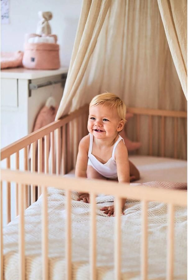 Jollein klamboe vintage 245cm nougat Baby klamboe Beige - Foto 2