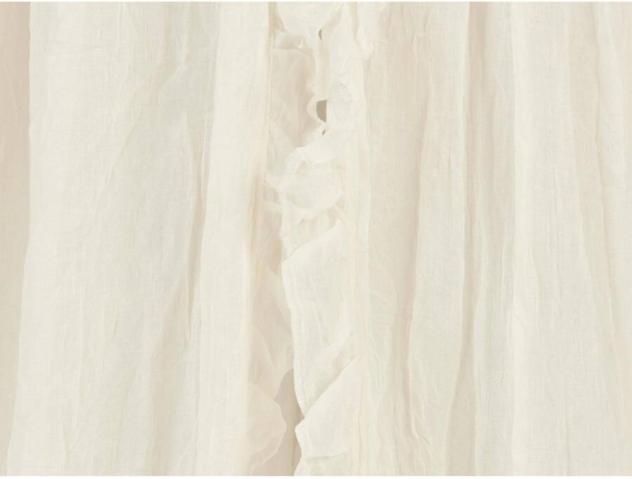 Jollein klamboe vintage 245cm ruffle ivory Baby klamboe Wit