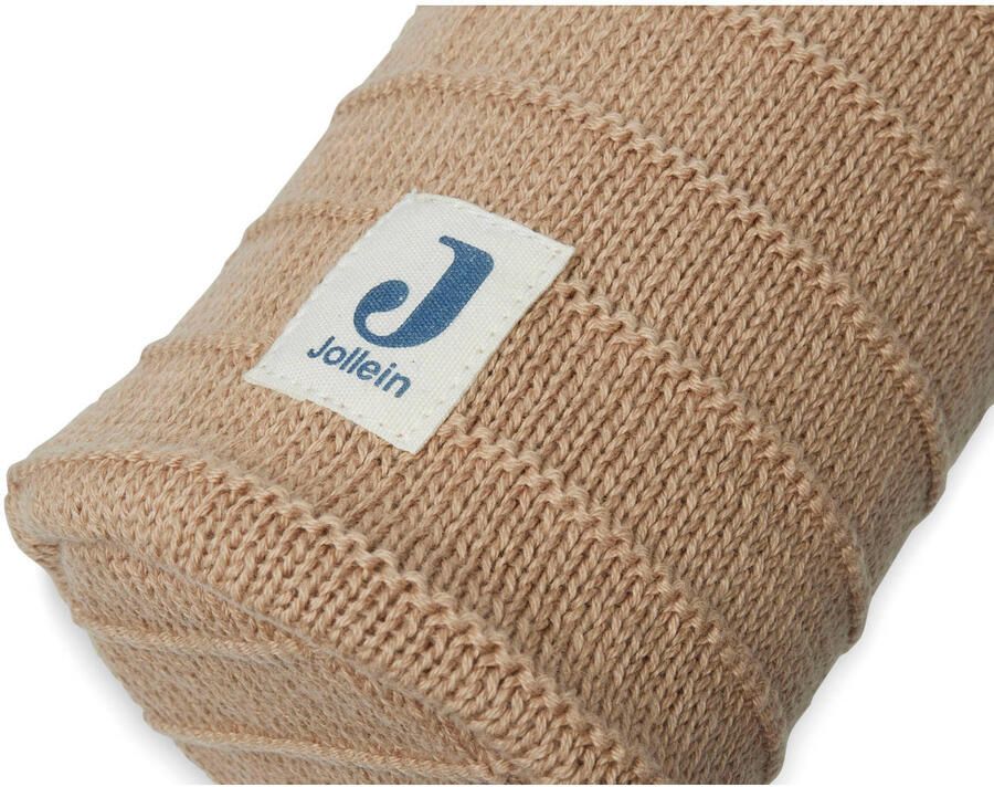 Jollein kruikenzak Pure Knit Biscuit Bruin Effen | Kruikenzak van