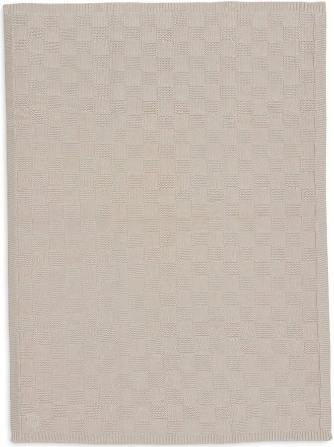 Jollein ledikantdeken Box Knit Warm Sand beige - Foto 2
