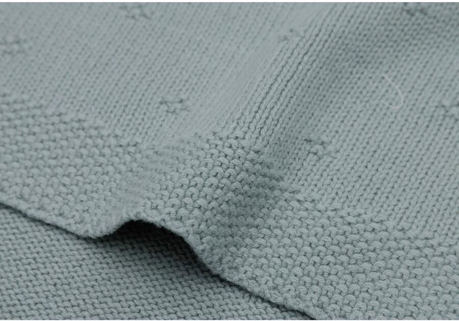 Jollein ledikantdeken Cosy Knit Sea Green - Foto 3