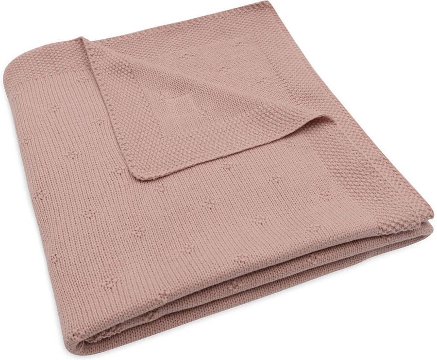 Jollein ledikantdeken Cosy Knit Wild Rose