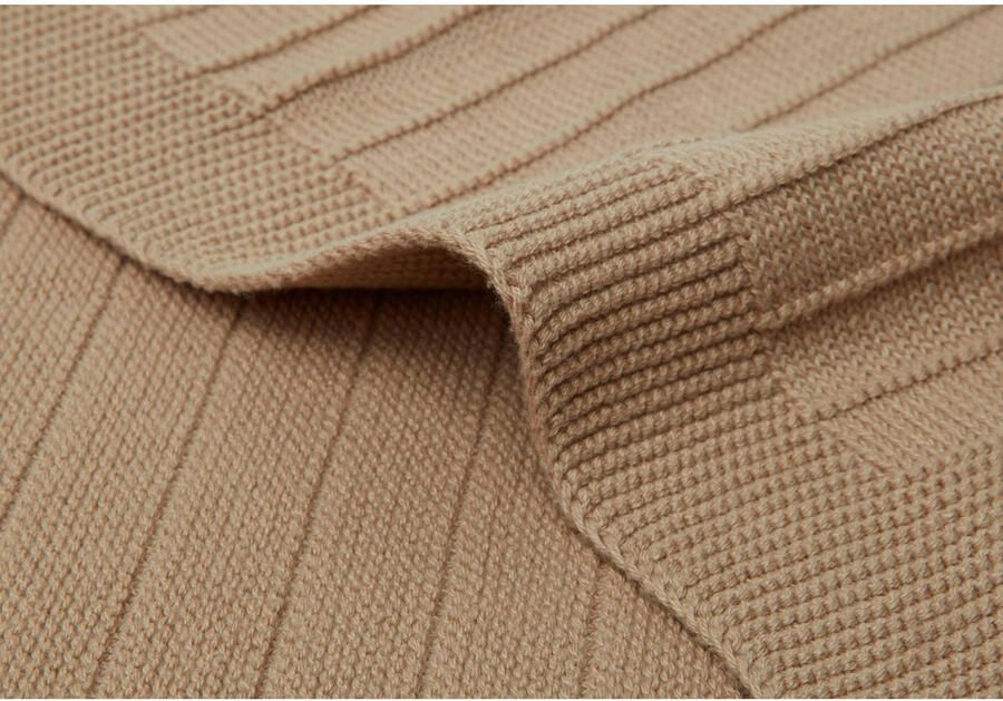 Jollein ledikantdeken Pure Knit Biscuit Babydeken Bruin Effen - Foto 2