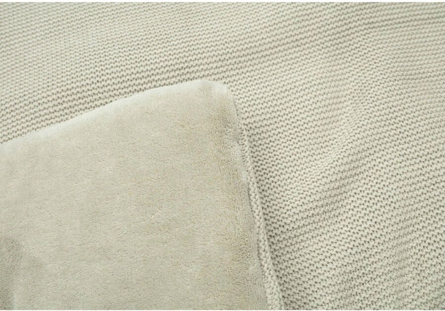 Jollein reversible boxkleed 75x95cm Basic Knit Olive Green Groen - Foto 3