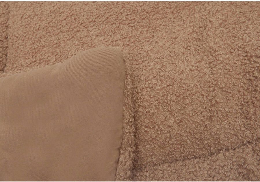 Jollein reversible boxkleed Boucle Biscuit Bruin 2 - Foto 3