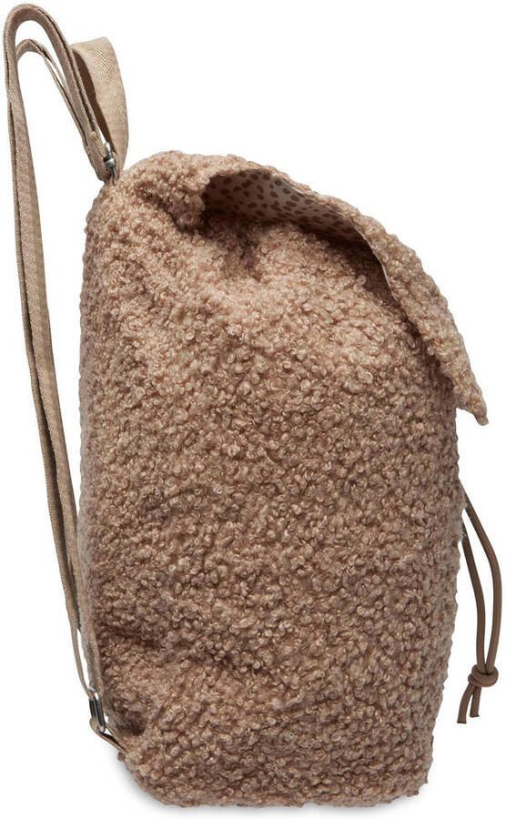 Jollein rugtasje boucle teddy Biscuit Rugzak Bruin Effen - Foto 3