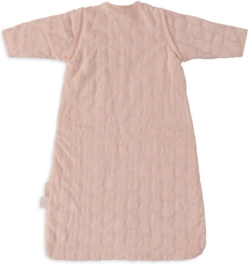 Jollein slaapzak met afritsbare mouw Miffy Jacquard Wild Rose