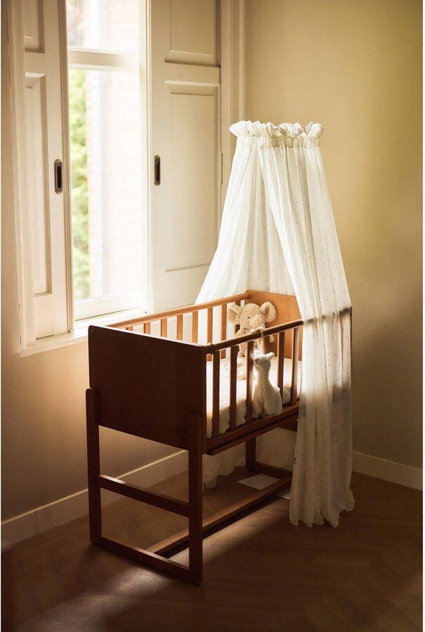 Jollein sluier 155cm Leafs offwhite beige - Foto 3