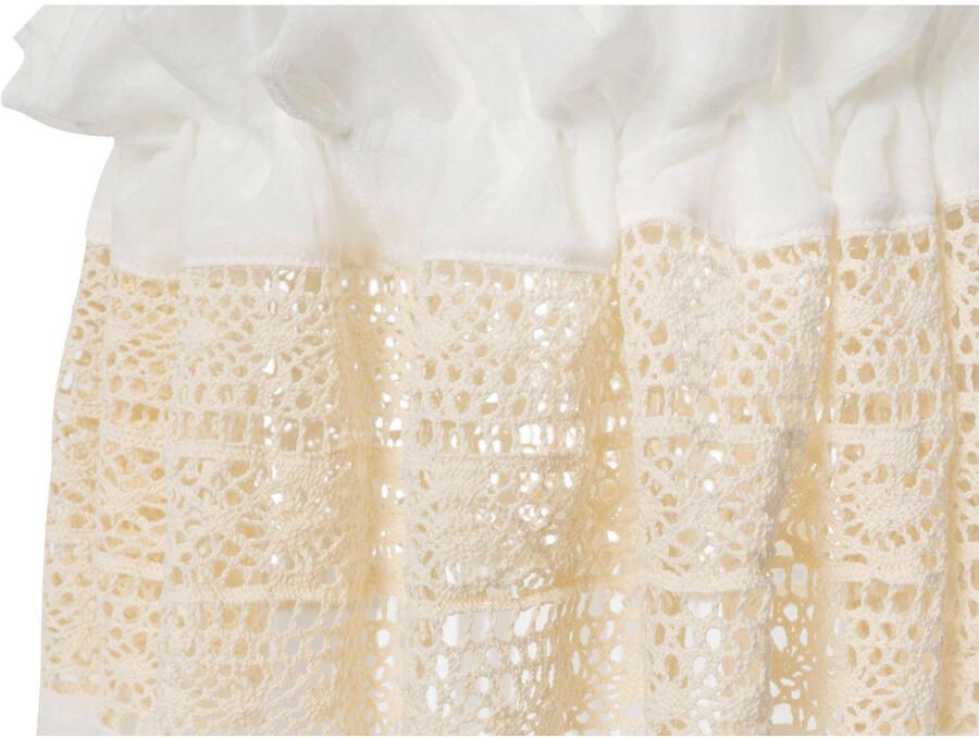 Jollein vintage sluier 155 cm Boho Lace Ivory Baby sluier Ecru Effen