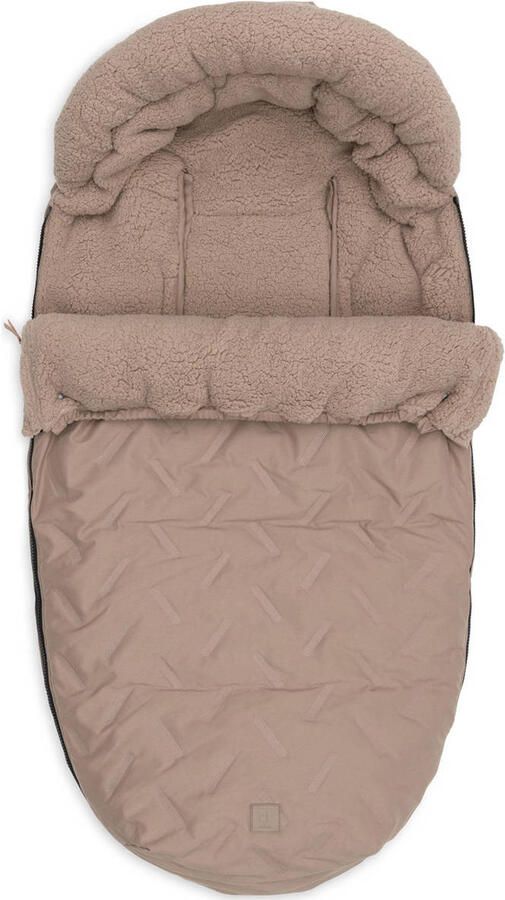 Jollein voetenzak buggy kinderwagen Embossed Milky Coffee