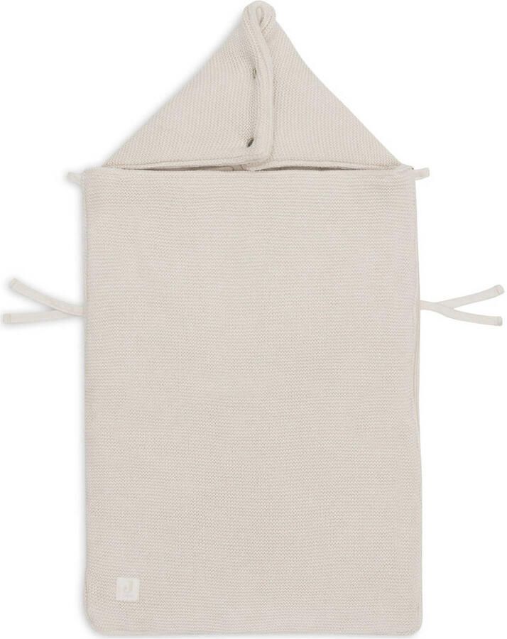 Jollein voetenzak groep 0+ 3 5 punts Basic Knit Oatmeal beige