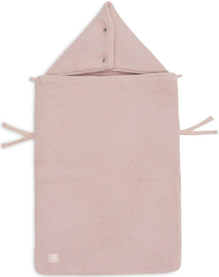 Jollein voetenzak groep 0+ 3 5 punts Basic Knit Wild Rose roze