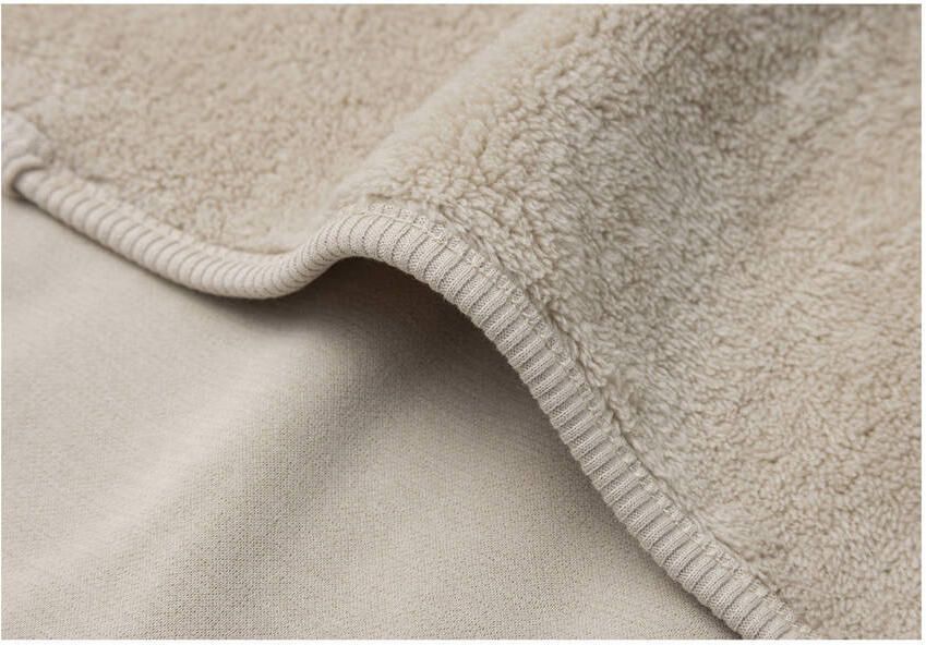 Jollein ledikantdeken Basic Jersey Sherpa Warm Sand - Foto 3