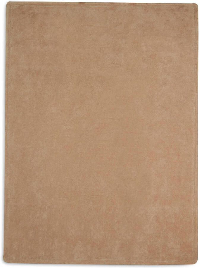 Jollein wiegdeken Velvet Pure Knit Biscuit Babydeken Bruin Effen