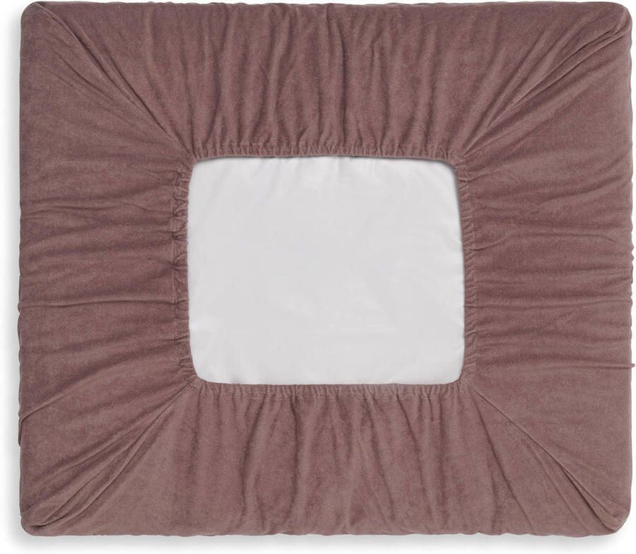 Jollein XL aankleedkussenhoes 75x85cm Spring knit chestnut Bruin Effen - Foto 2