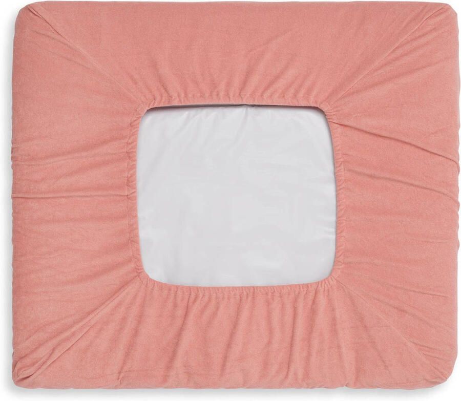 Jollein XL aankleedkussenhoes 75x85cm Spring knit rosewood Roze Effen - Foto 2