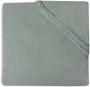 Jollein katoenen jersey juniorbed hoeslaken 70x140cm 75x150cm Ash Green Groen - Thumbnail 1