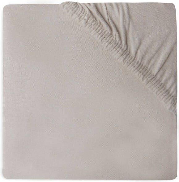 Jollein katoenen jersey juniorbed hoeslaken 70x140cm 75x150cm Nougat Beige