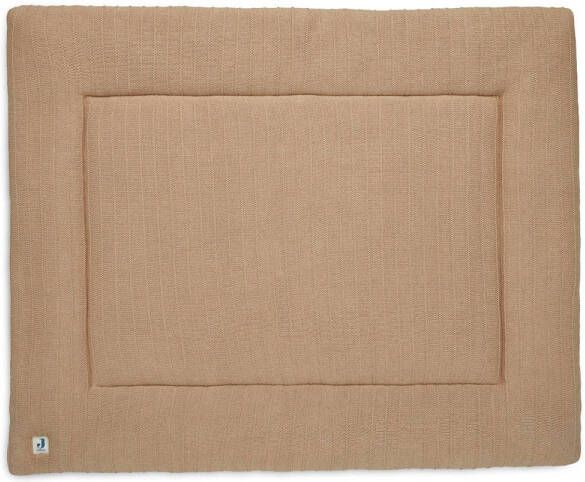 Jollein reversible boxkleed 75x95cm Pure Knit Biscuit
