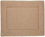Jollein reversible boxkleed 75x95cm Pure Knit Biscuit Bruin - Thumbnail 1