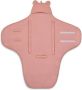 Jollein universele wikkeldeken Basic stripe voor maxi cosi groep 0 rosewood Roze - Thumbnail 1