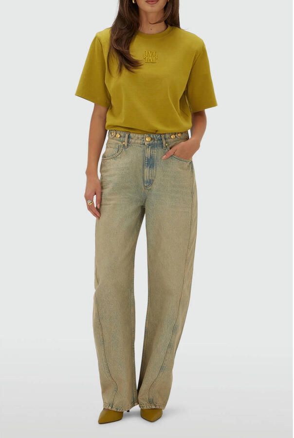 JOSH V body top met logo groen