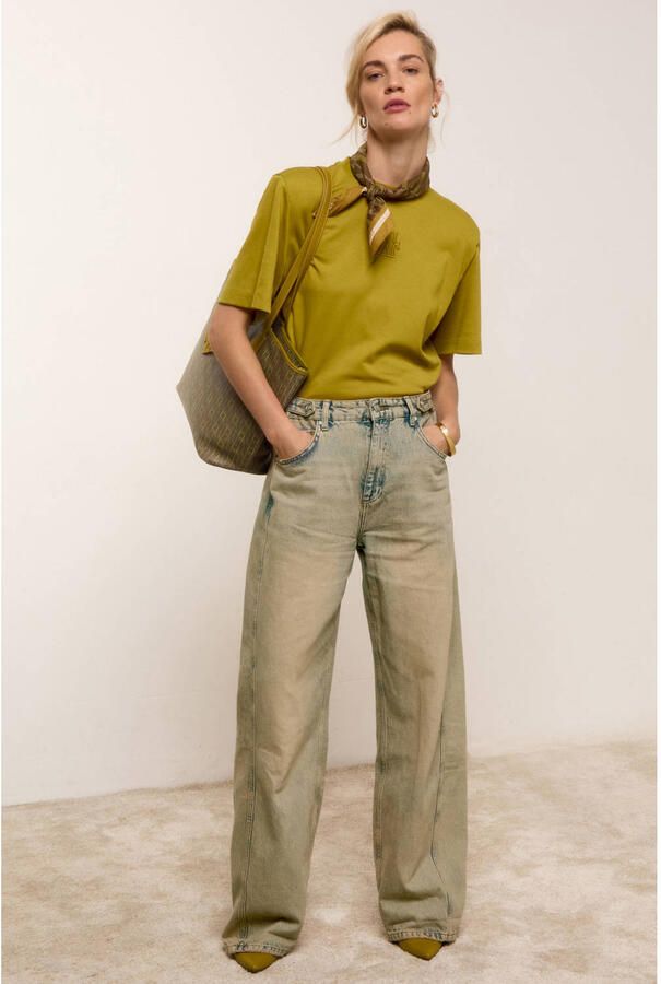 JOSH V body top met logo groen - Foto 3