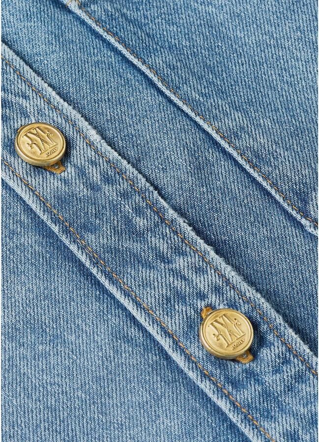 JOSH V denim blouse met slijtage lichtblauw - Foto 2