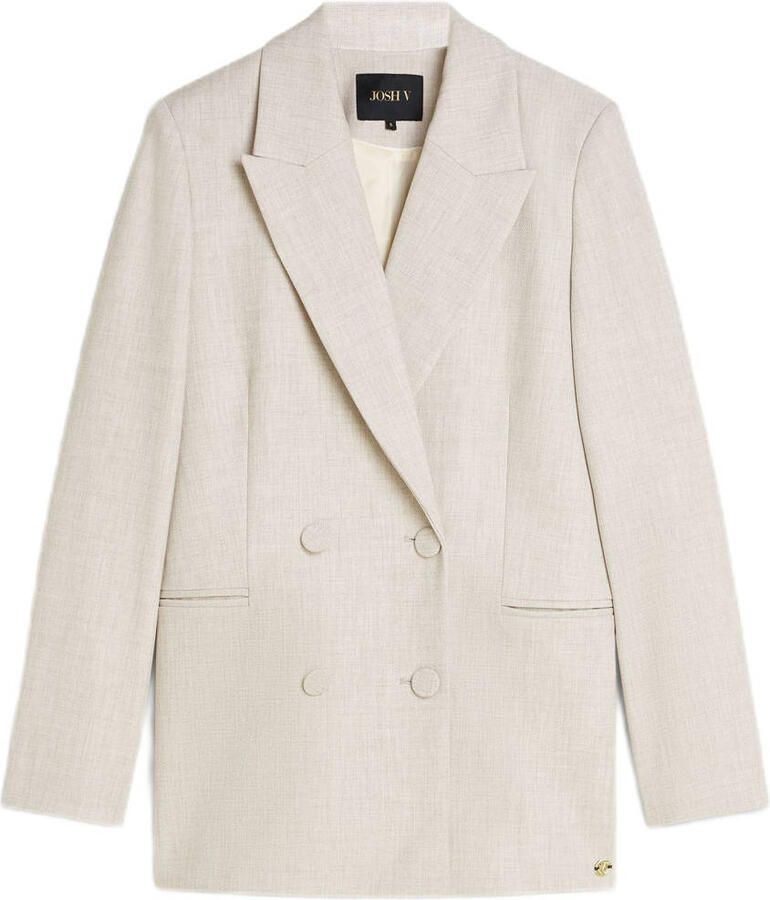 JOSH V gemêleerde rechtvallende blazer DILLEN grijs melange - Foto 7