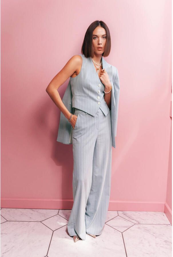 JOSH V Dames Blazers Rudy Blauw